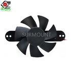 80x80x25mm DC Axial Cooling Fan , High Airflow PC Fans With Seven Leaves